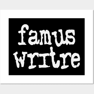 Famus Writre Posters and Art